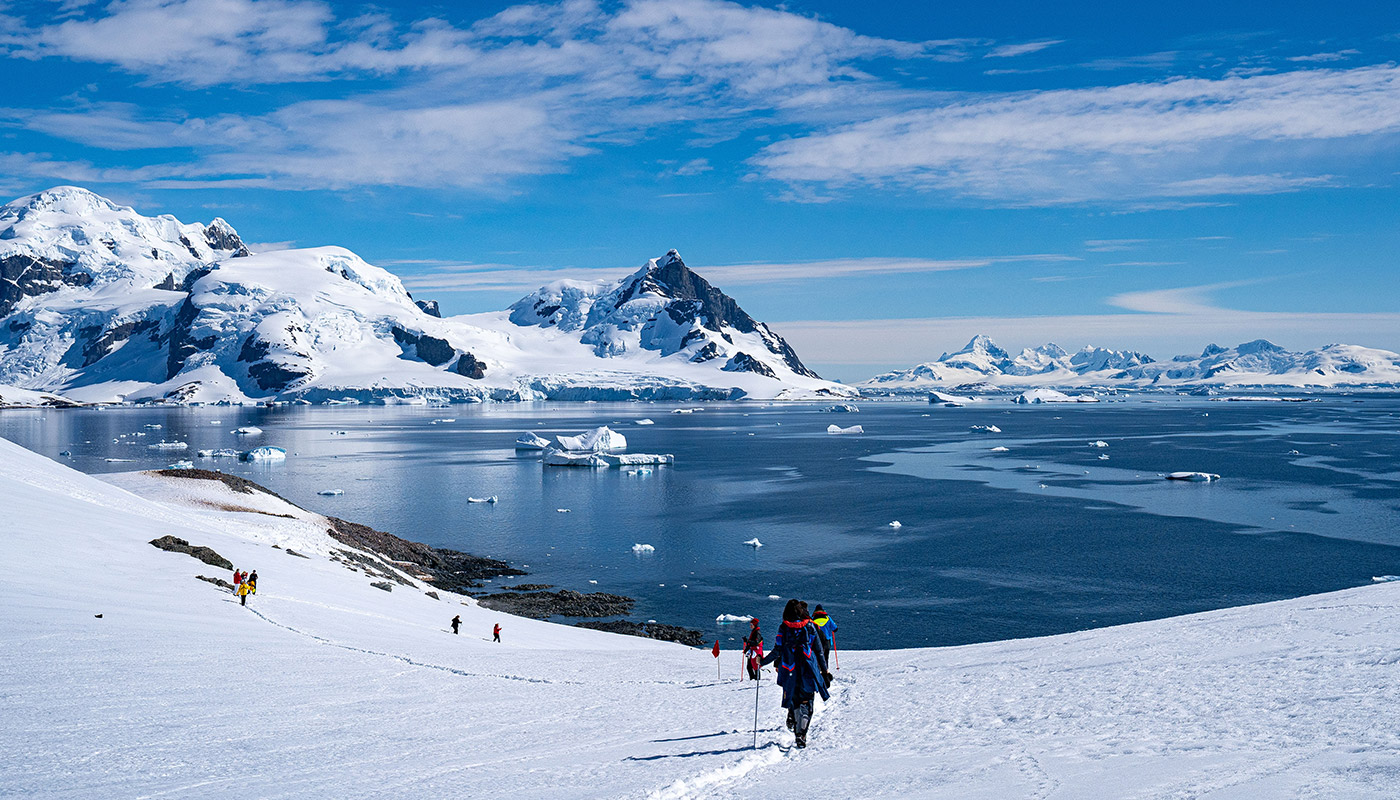 Manfredi Gioacchini travels in Antarctica with Antarctica21. Photo by Ana Carla Martinez.